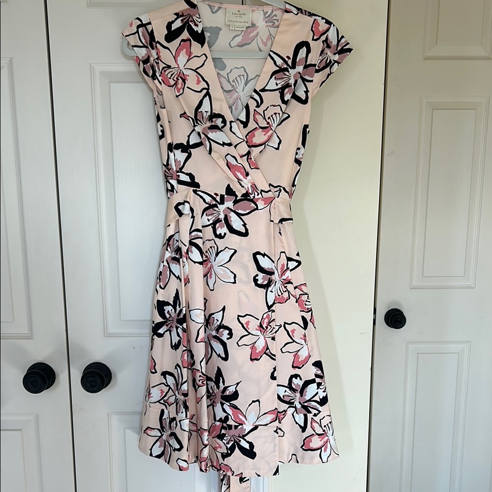 Kate Spade Look for the silver lining pink dress